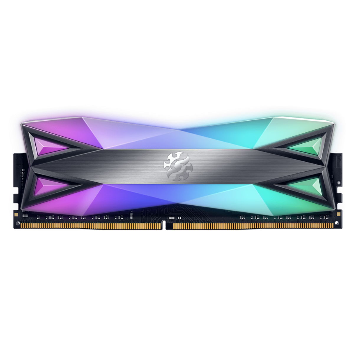 Memória DDR4 XPG Spectrix D60G, 16GB, 3000Mhz, RGB, Gray, AX4U3000716G16A-ST60