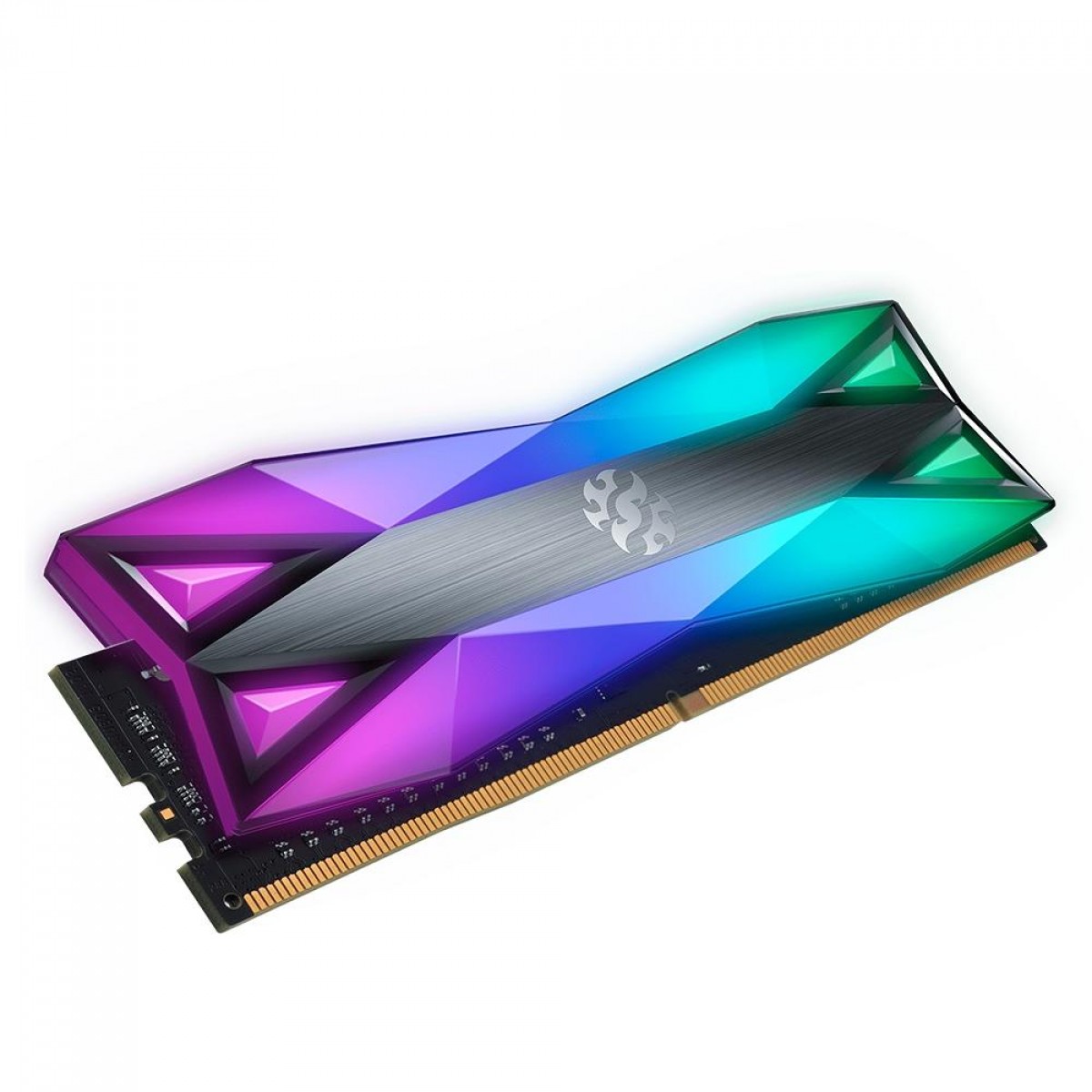Memória DDR4 XPG Spectrix D60G, 32GB (2X16GB), 3200MHz , RGB, Black, AX4U320016G16A-DT60