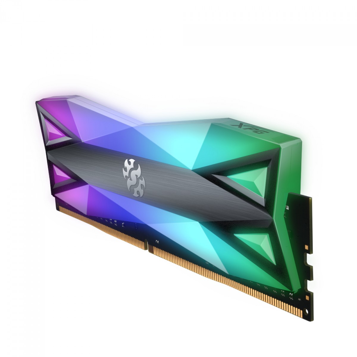 Memória DDR4 XPG Spectrix D60G, 8GB, 4133Mhz, RGB, Gray, AX4U413338G19J-ST60