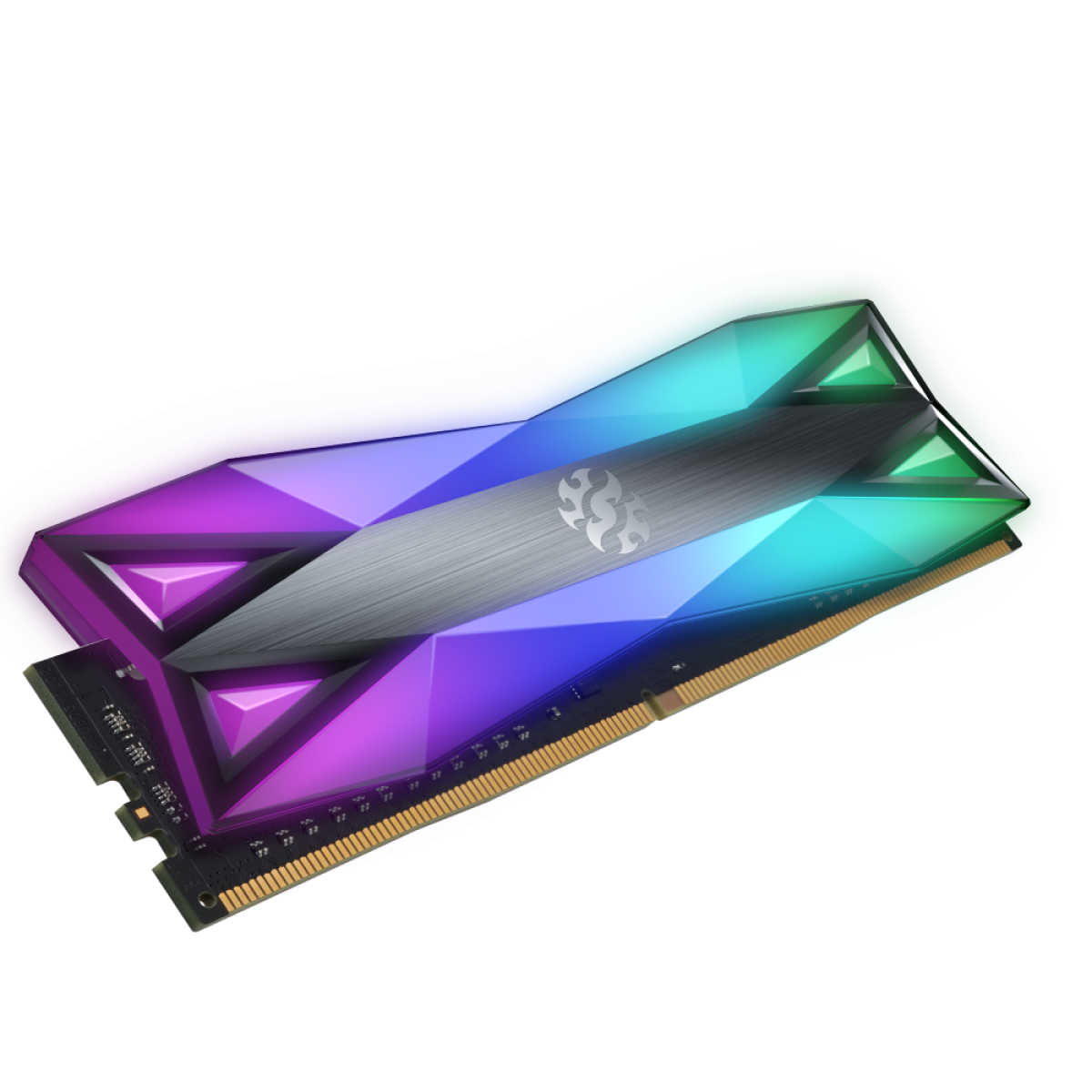 Memória DDR4 XPG Spectrix D60G, 8GB, 4133Mhz, RGB, Gray, AX4U413338G19J-ST60