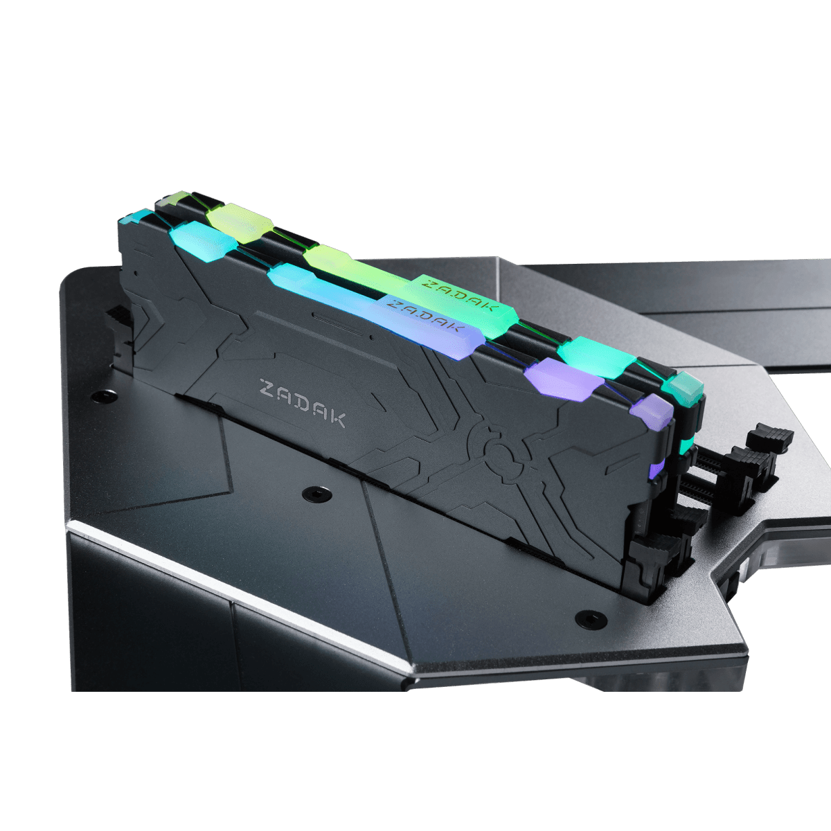 Memória DDR4 Zadak MOAB, RGB, 8GB, 3000MHz + Brinde Zadak