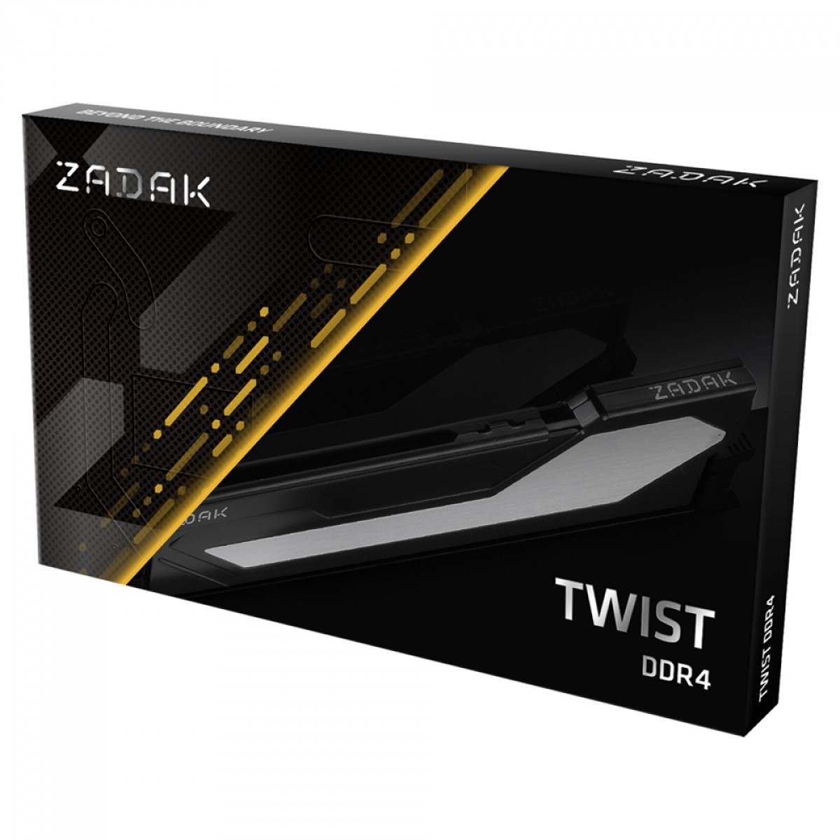 Memória DDR4 Zadak Twist, Black, 32GB (2x16GB), 3600MHz, ZD4-TWS36C25-32GYB2