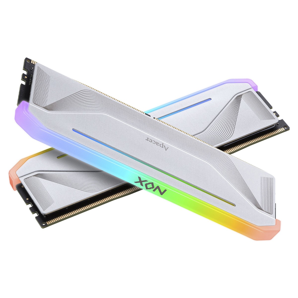 Memória DDR5 Apacer Nox RGB, 16GB, 6000MHz, Cinza, AH5U16G60C622NWAA-1