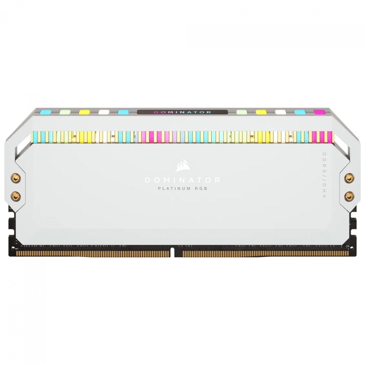 Memória DDR5 Corsair Dominator Platinum RGB, 32GB (2x16GB), 5200MHz, Branca, CMT32GX5M2B5200C40W