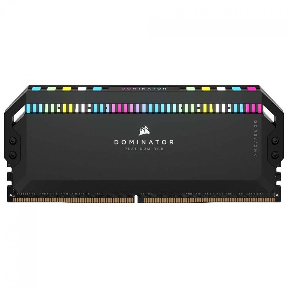 Memória DDR5 Corsair Dominator Platinum RGB, 32GB (2x16GB), Preto, 5200MHz, CMT32GX5M2B5200C40