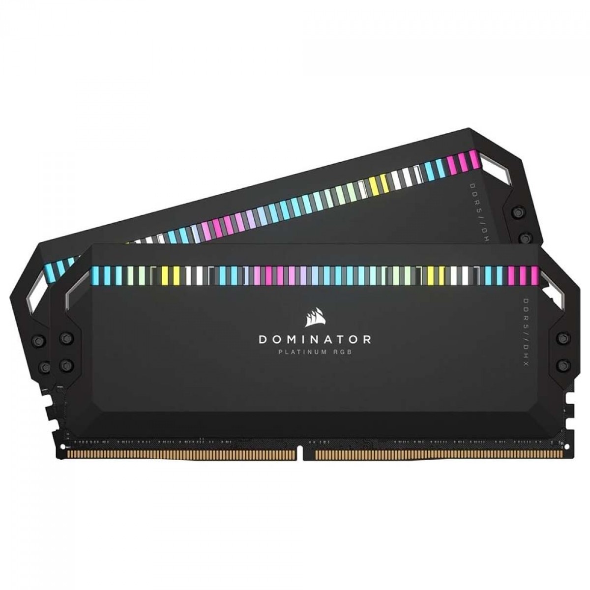 Memória DDR5 Corsair Dominator Platinum RGB, 32GB (2x16GB), Preto, 5600MHz, CMT32GX5M2B5600C36