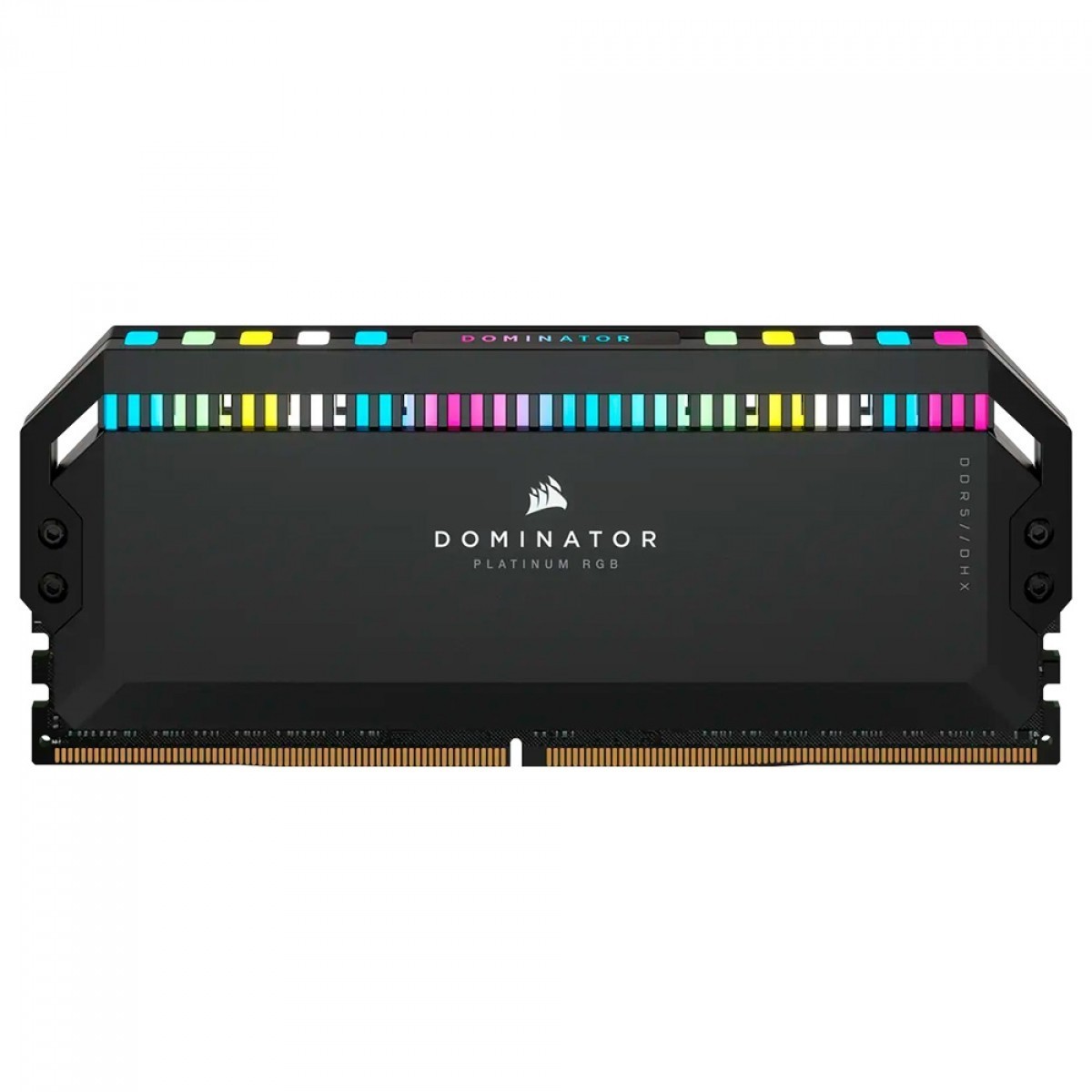Memória DDR5 Corsair Dominator Platinum RGB, 32GB (2x16GB), Preto, 6200MHz, CMT32GX5M2X6200C36