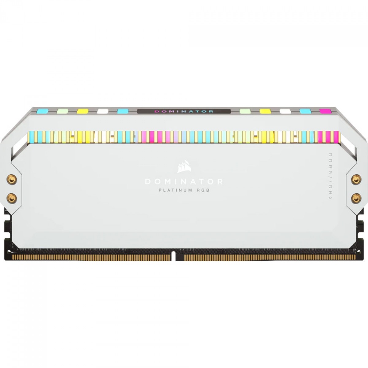 Memória DDR5 Corsair Dominator Platinum RGB, 64GB (2x32GB), Branca, 5600MHz, CMT64GX5M2B5600C40W