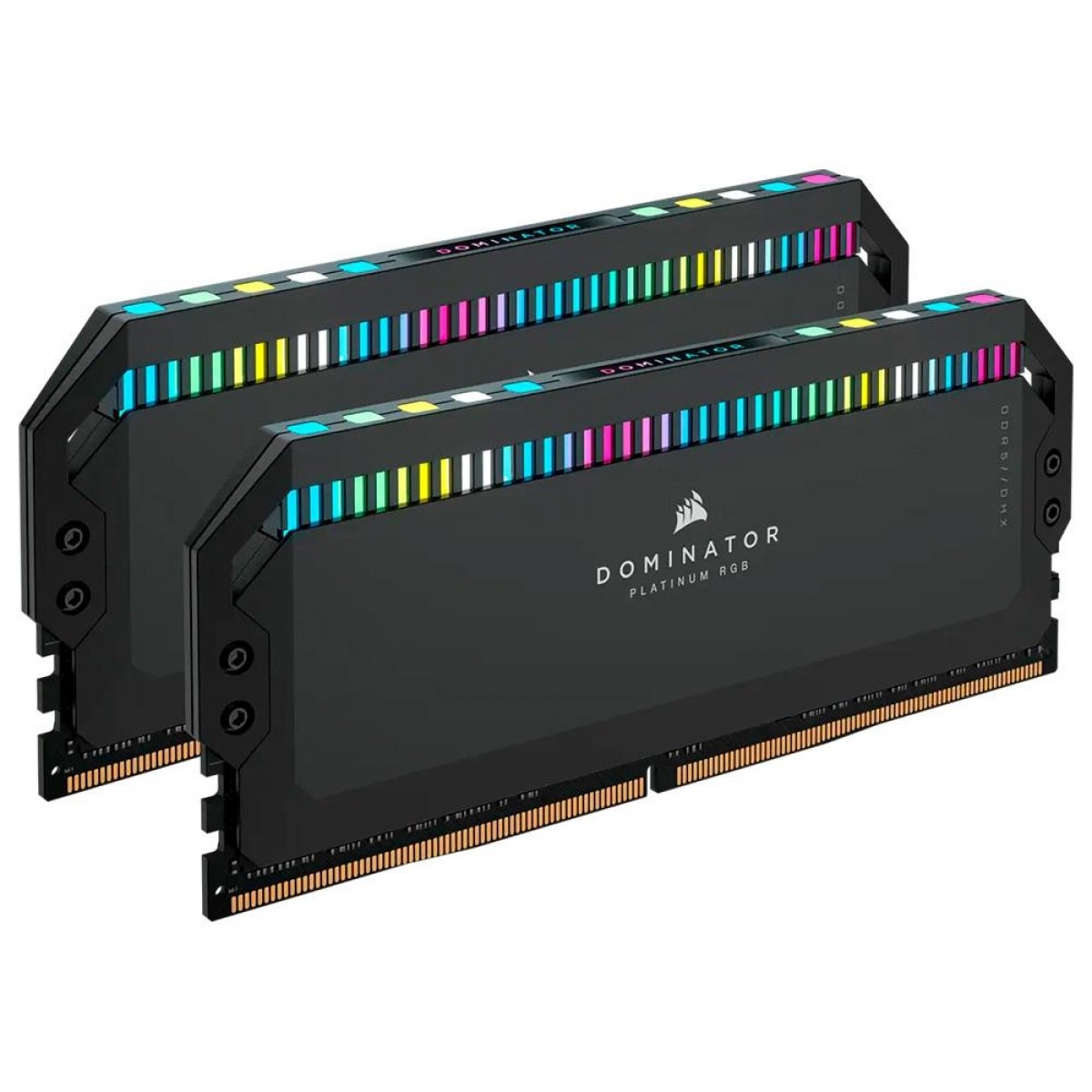 Memória DDR5 Corsair Dominator Platinum RGB, 64GB (2x32GB), Preto, 5200MHz, CMT64GX5M2B5200C40