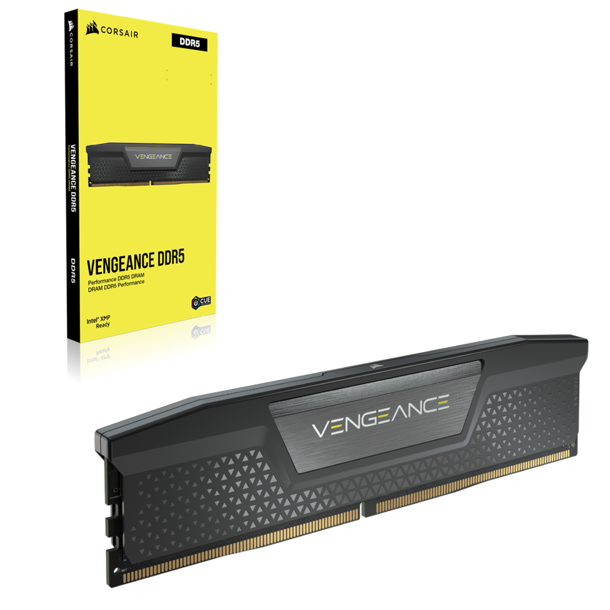 メモリー CORSAIR VENGEANCE DDR5 16GB 5200MHz Memória DDR5 Corsair Vengeance, 16GB, 5200MHz, Black