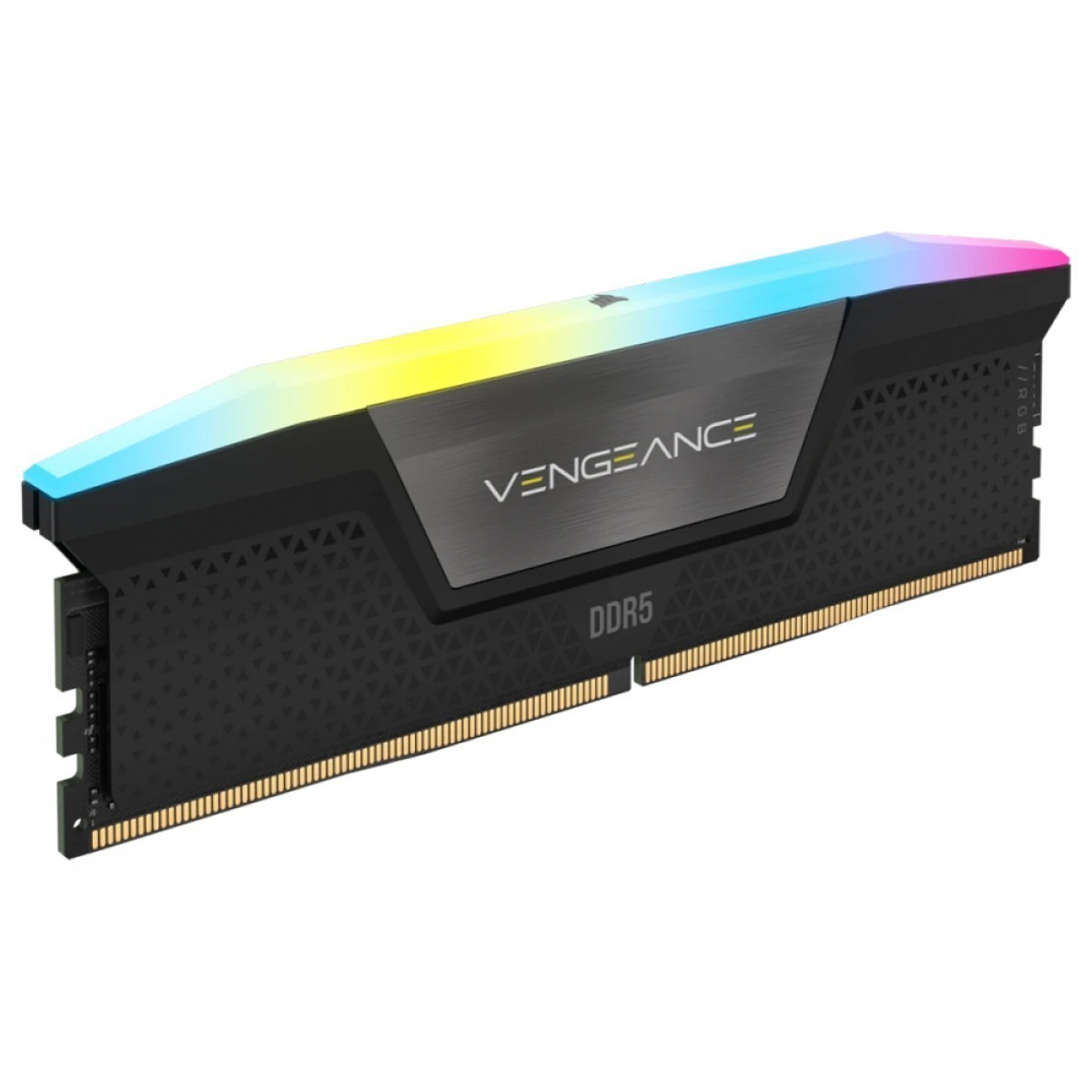 Memória DDR5 Corsair Vengeance RGB, 16GB, 5600MHz, Preto, CMH16GX5M1B5600C40