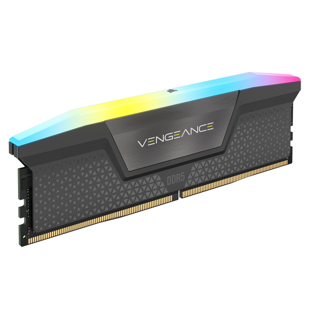 Memória DDR5 Corsair Vengeance RGB, 16GB, 6000MHz, Cinza, CMH16GX5M1D6000Z38