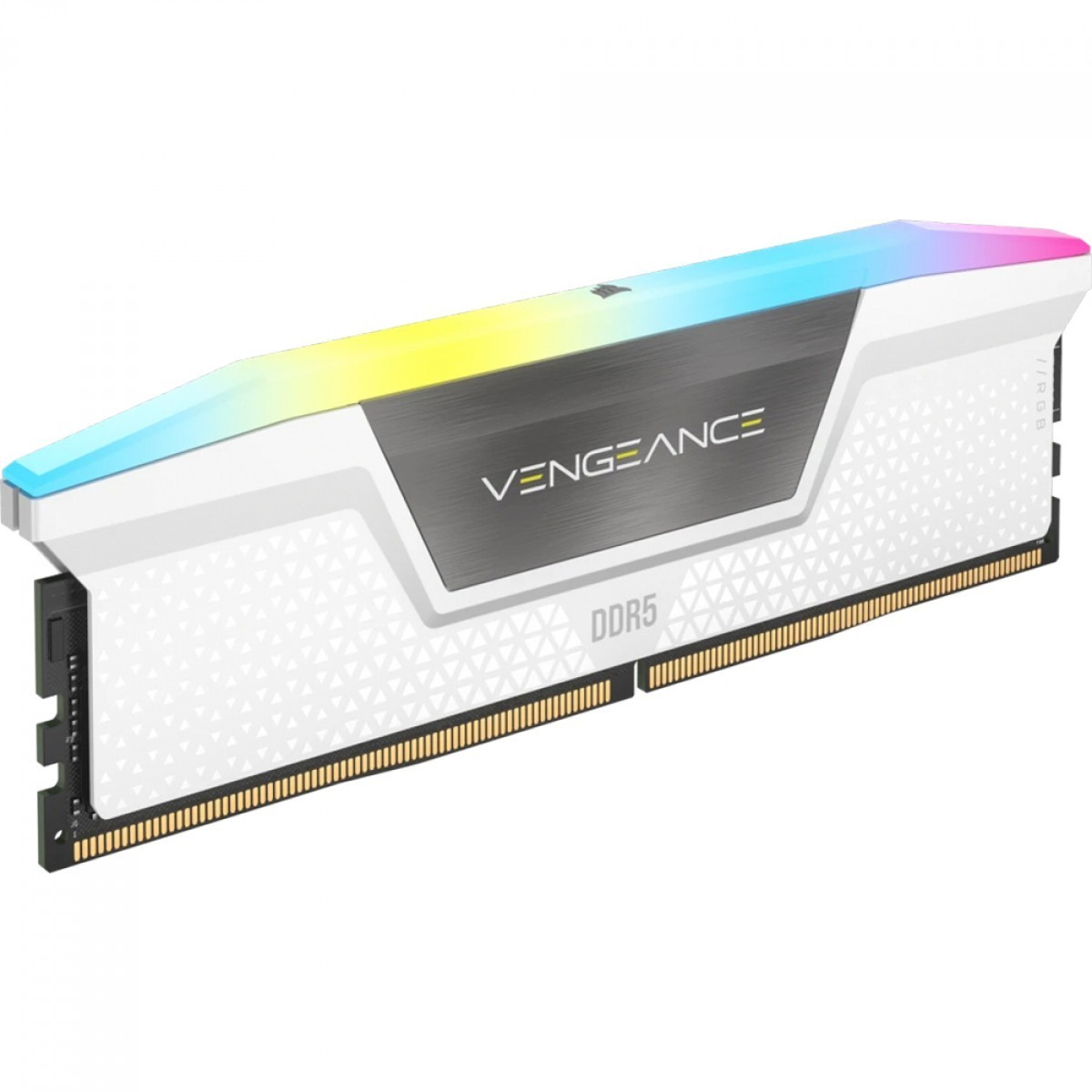 Memória DDR5 Corsair Vengeance RGB, 32GB (2x16GB), 5600MHz, Branco, CMH32GX5M2B5600C40W