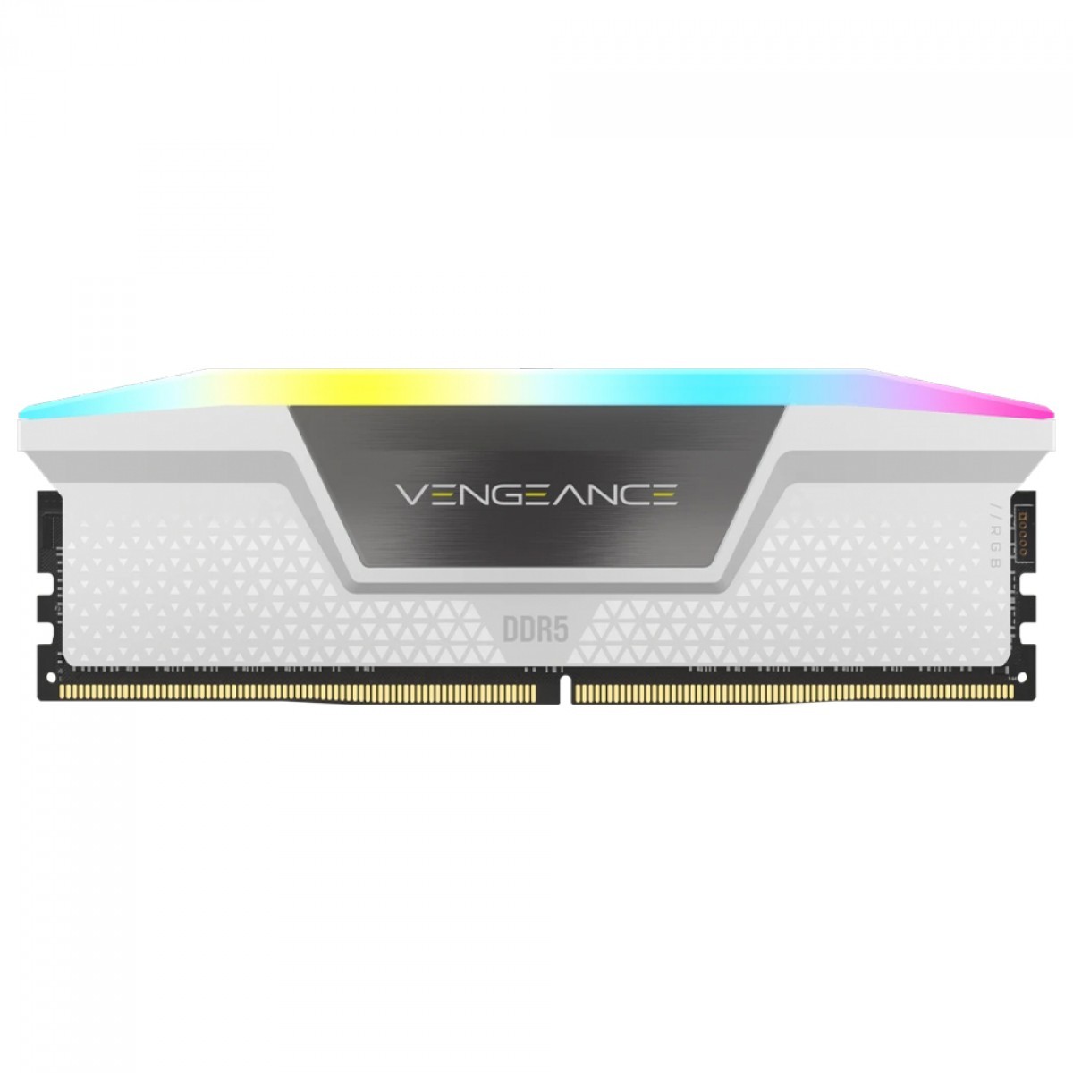 Memória DDR5 Corsair Vengeance RGB, 32GB (2x16GB), 6000MHz, Branco, CMH32GX5M2E6000Z36W