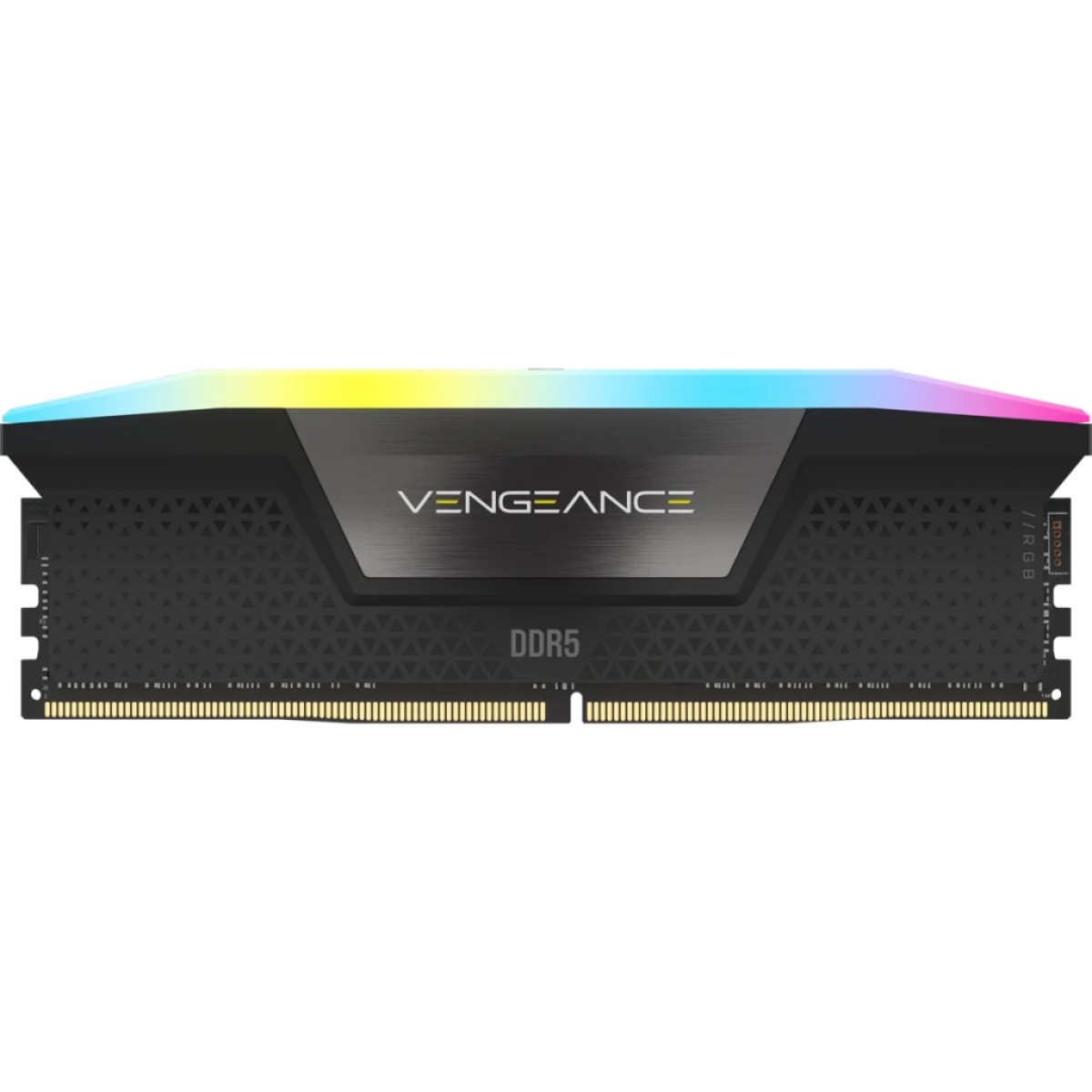 Memória DDR5 Corsair Vengeance RGB, 32GB (2x16GB), 6200MHz, Preto, CMH32GX5M2E6200C36