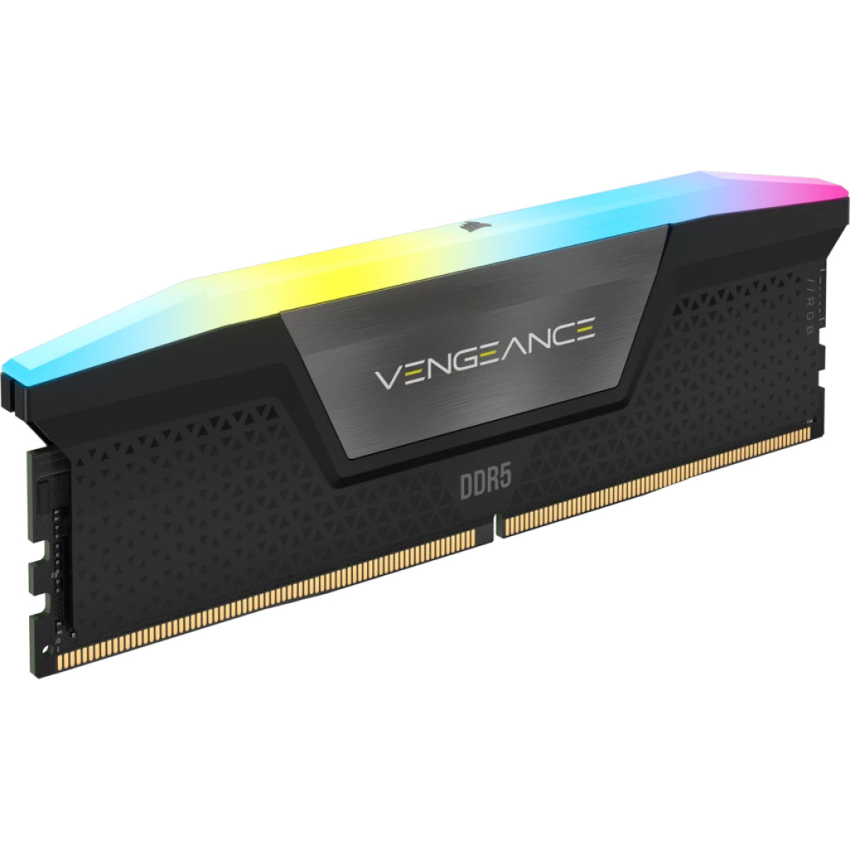 Memória DDR5 Corsair Vengeance RGB, 64GB (4x16GB), 5600MHz, Preto