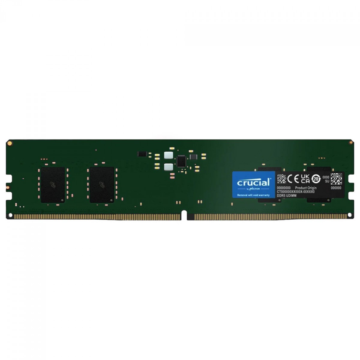 Memória DDR5 Crucial, 16GB, 4800MHz, Verde, CT16G48C46U5V