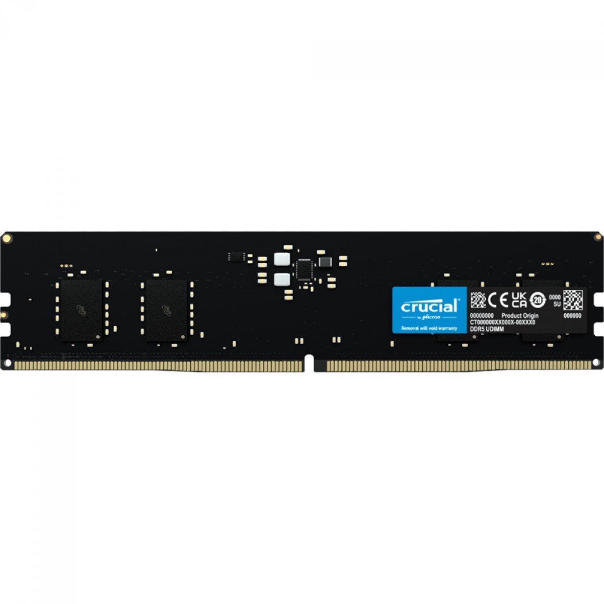 crucial 8GB DDR5 5600 UDIMM デスクトップ Memória DDR5 Crucial 8GB 5600MHz CT8G56C46U5 | Terabyte