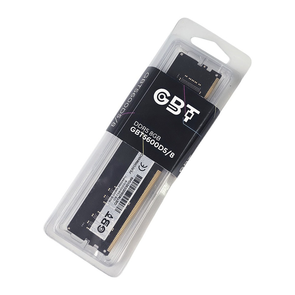 Memória DDR5 GBT, 8GB, 5600MHz, Preto, GBT5600D5/8