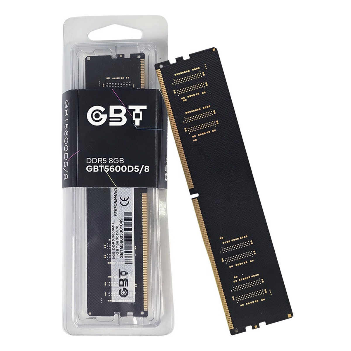 Memória DDR5 GBT, 8GB, 5600MHz, Preto, GBT5600D5/8
