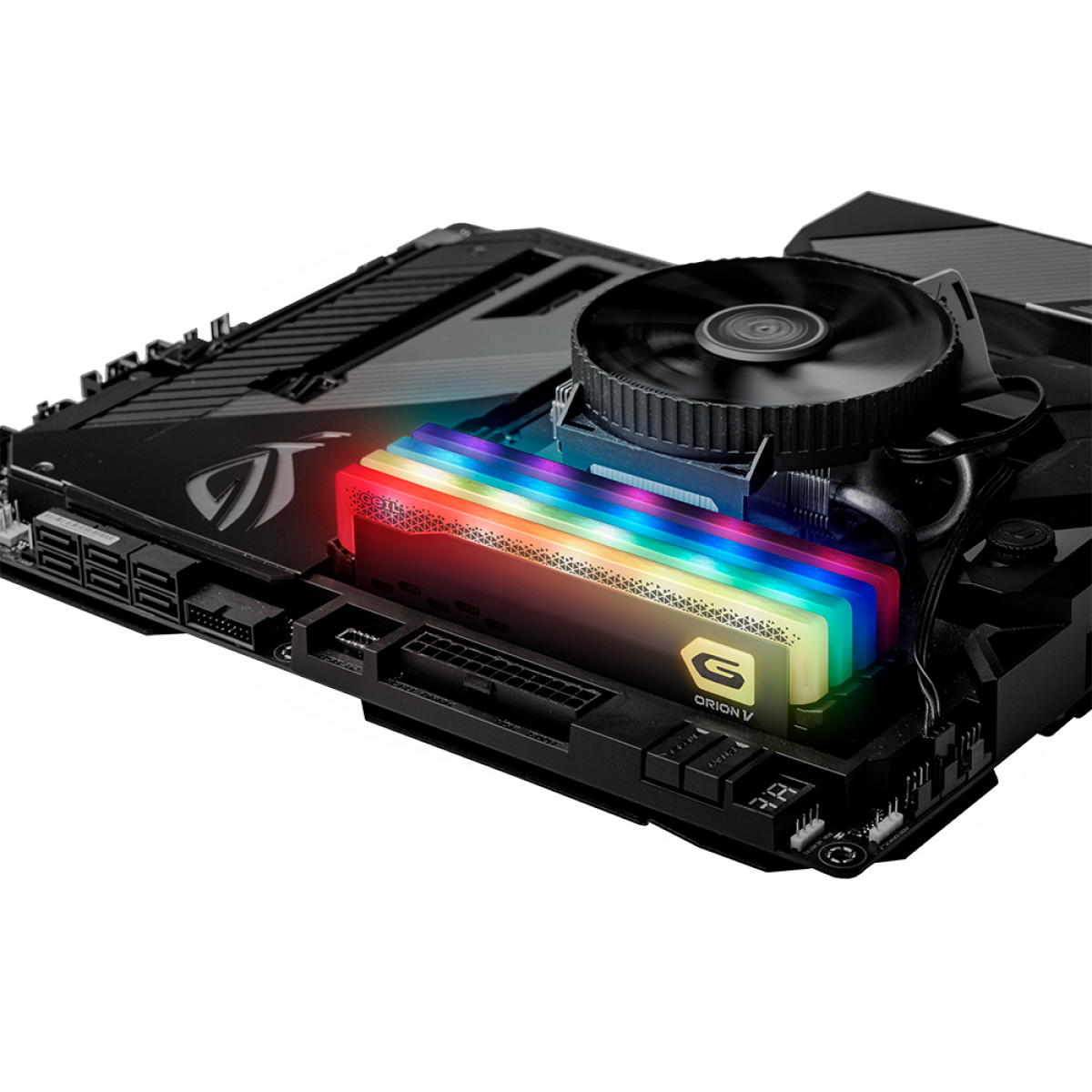 Memória DDR5 Geil Orion, 32GB (2x16GB) 6000MHz, RGB, Titanium Gray, GVSG532GB6000C38BDC