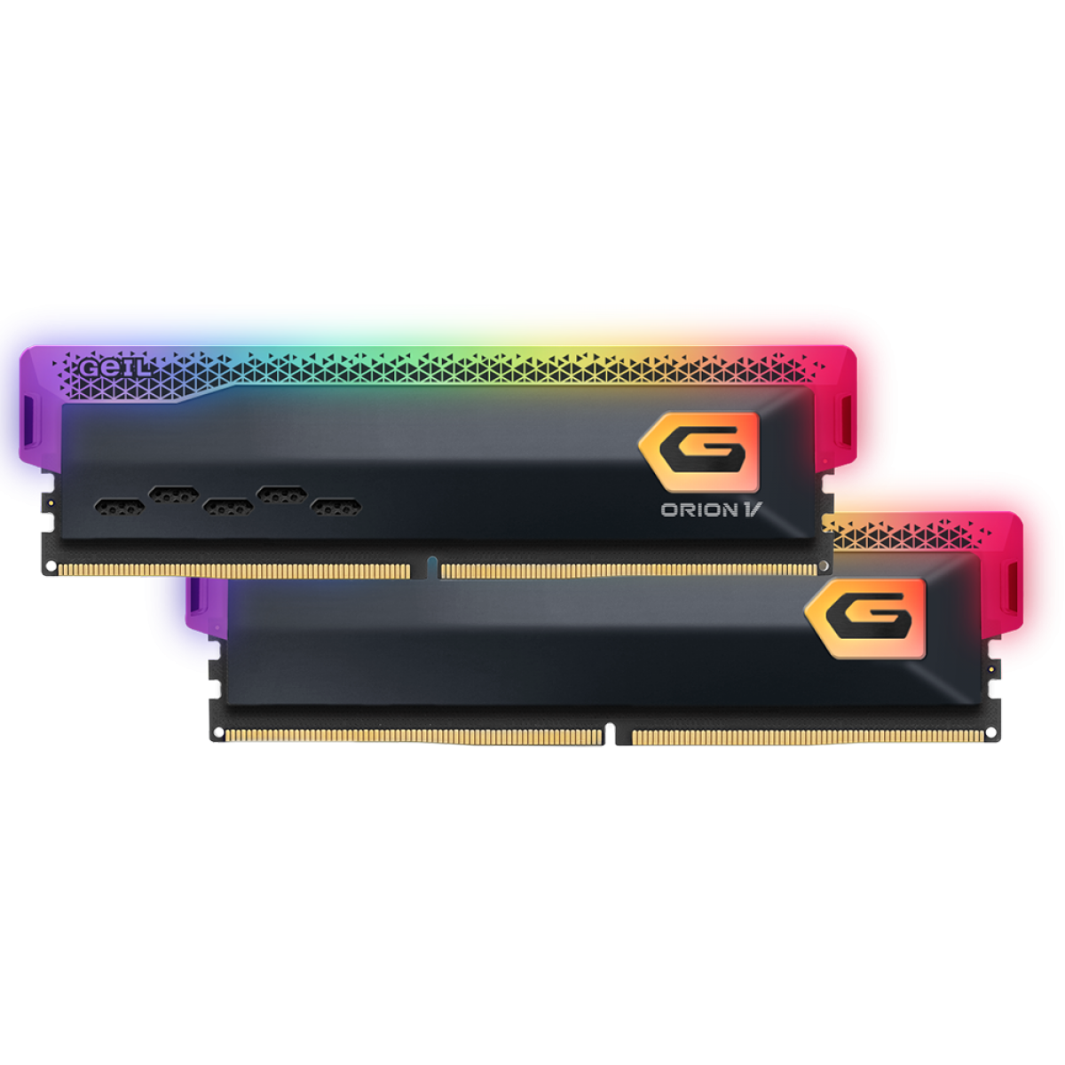 Memória DDR5 Geil Orion, 32GB (2x16GB) 7200MHz, RGB, Titanium Gray