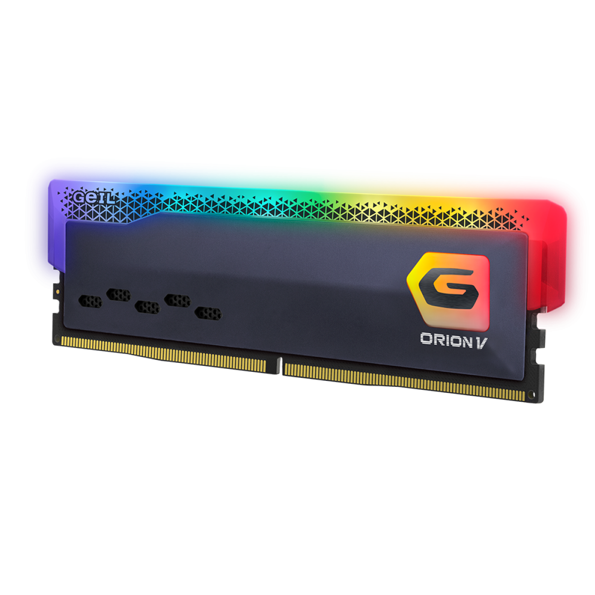 Memória DDR5 Geil Orion, 32GB (2x16GB) 8000MHz, RGB, Titanium Gray, GVSG532GB8000C38ADC