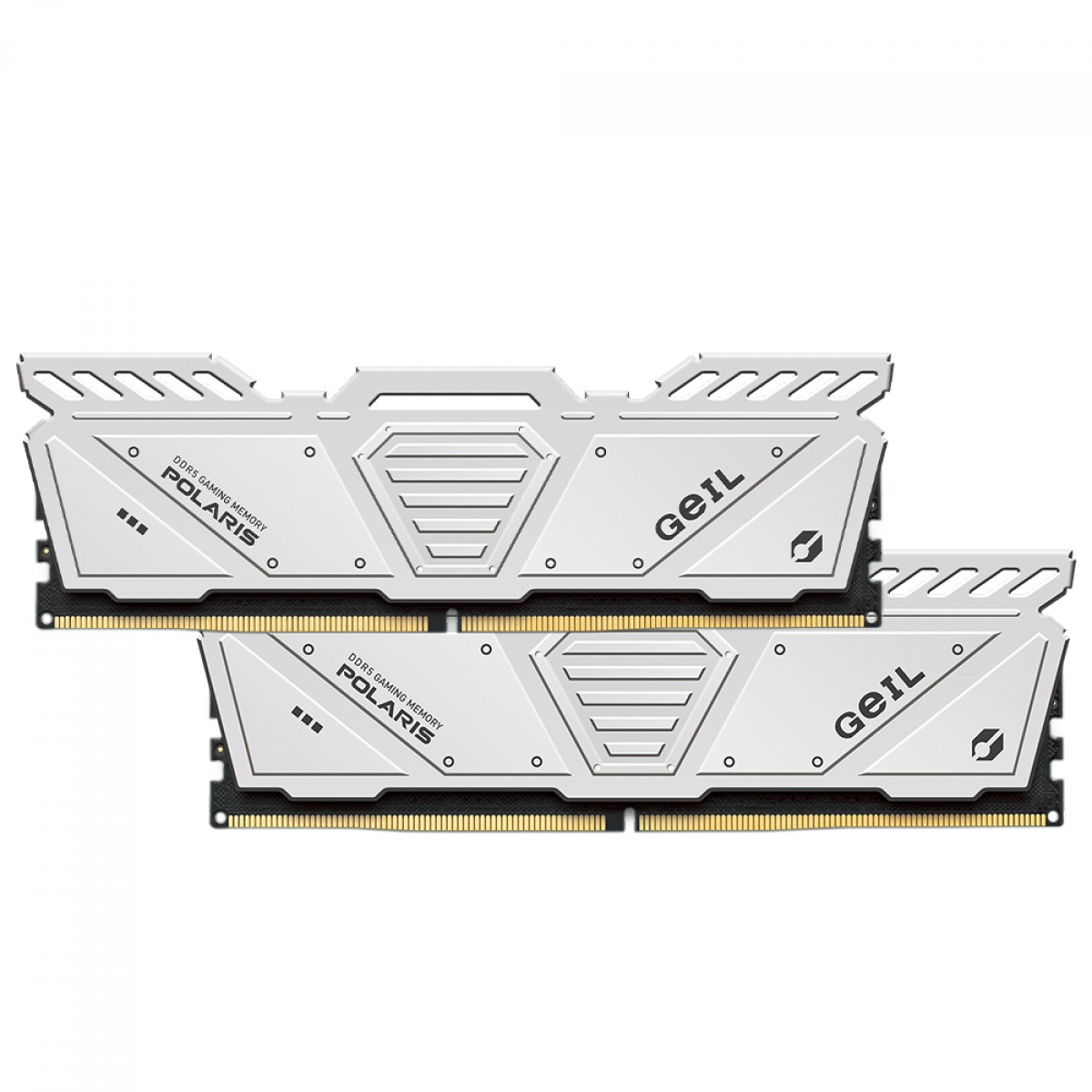 Memória DDR5 Geil Polaris, 32GB (2x16GB), 5600MHz, White, GOW532GB5600C38ADC