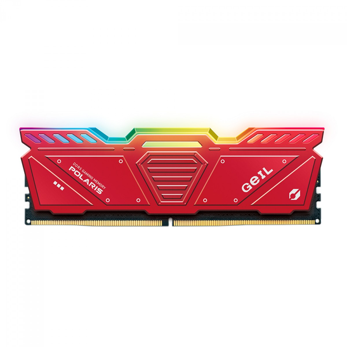 Memória DDR5 Geil Polaris, 32GB 4800MHz, Red, GOSR532GB4800C40SC