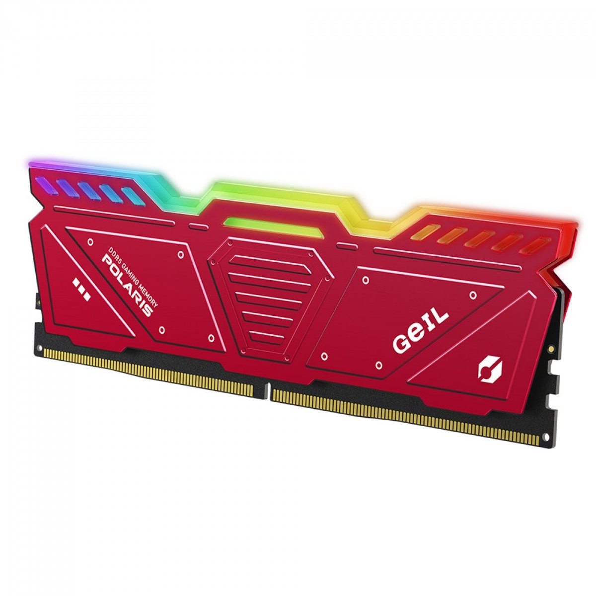 Memória DDR5 Geil Polaris RGB, 32GB (2x16GB), 6000MHz, Red, GOSR532GB6000C38BDC