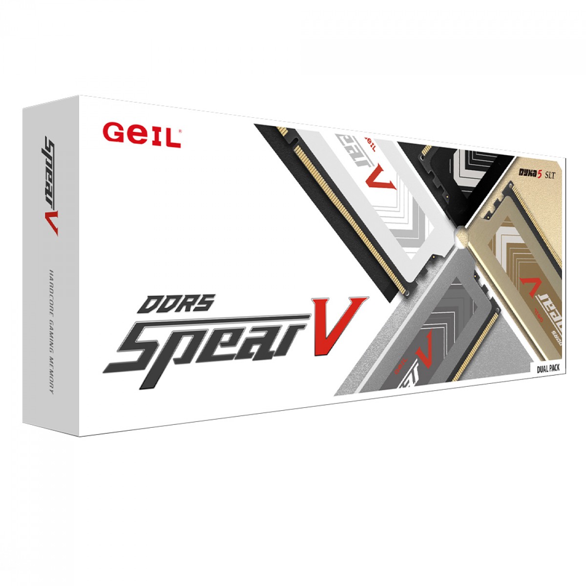 Memória DDR5 Geil Spear V, 32GB (2x16GB), 5200MHz, Gray, GSG532GB5200C38BDC