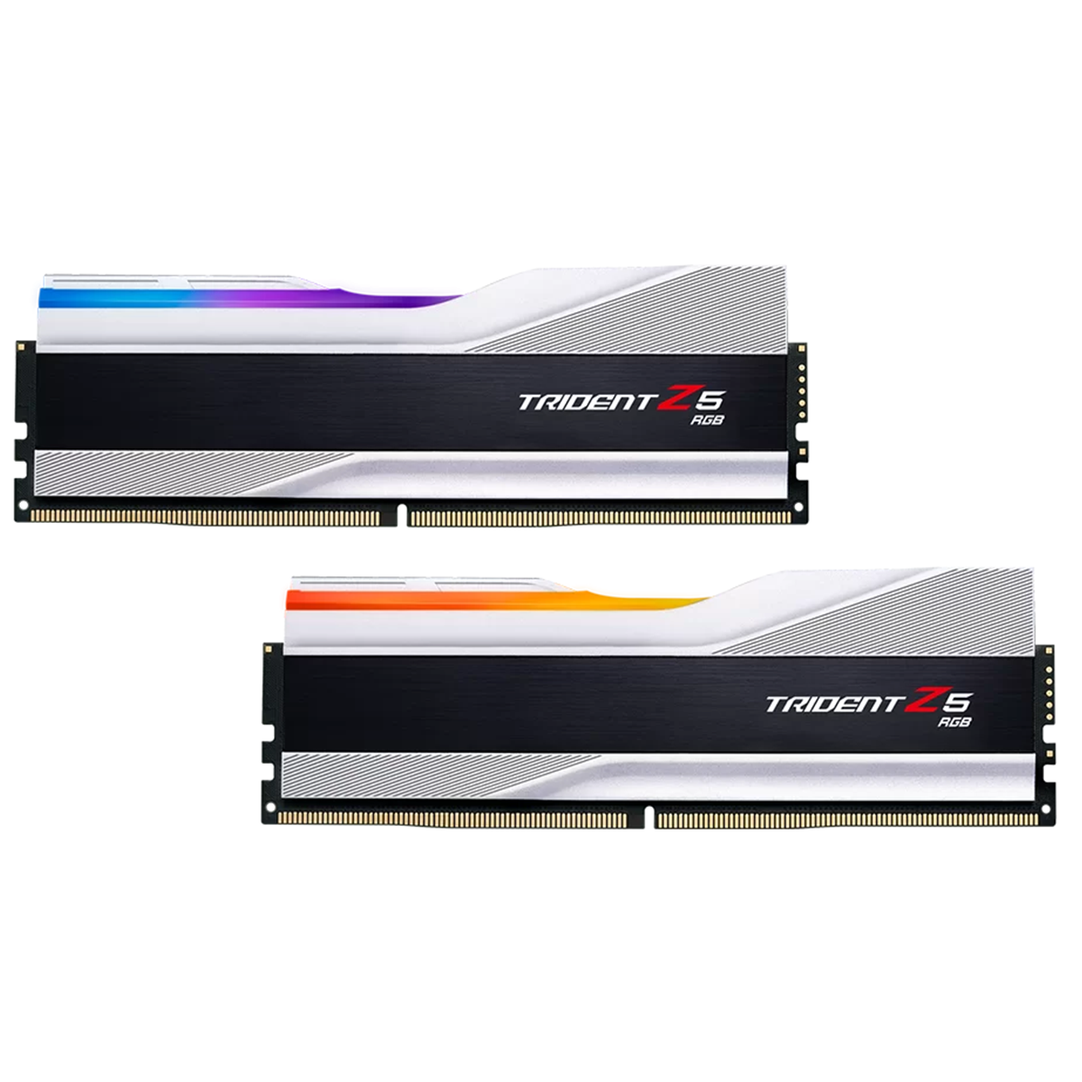 Memória DDR5 G.Skill Trident Z5 RGB, 32GB (2x16GB), 5200MHz, Silver, F5-5200J3636C16GA2-TZ5RS