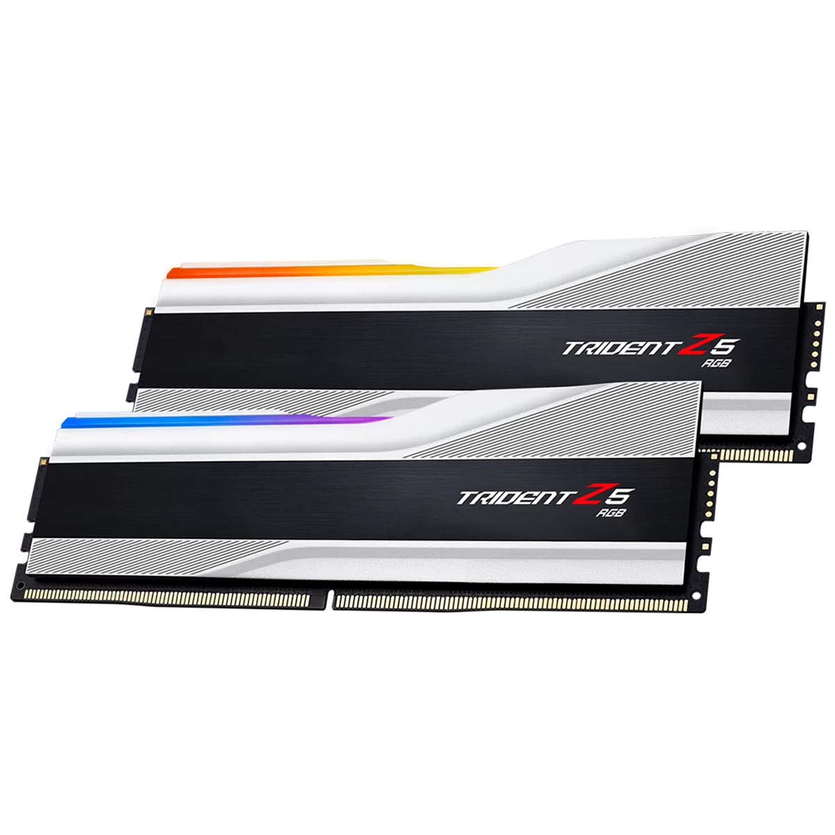 Memória DDR5 G.Skill Trident Z5 RGB, 32GB (2x16GB), 5200MHz, Silver, F5-5200J3636C16GA2-TZ5RS