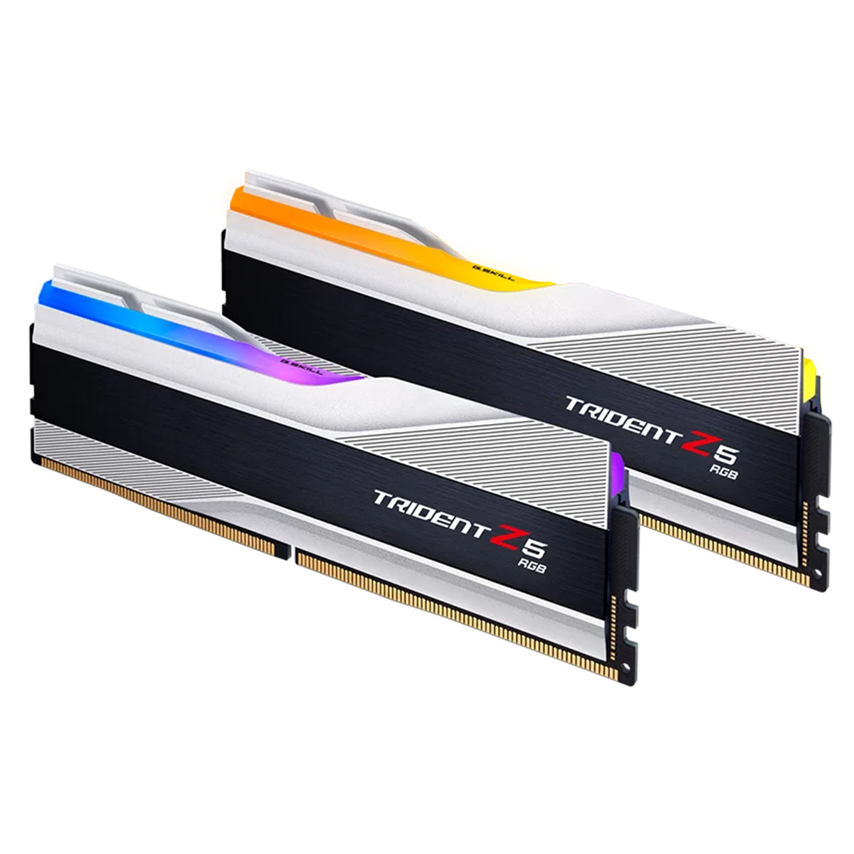 Memória DDR5 G.Skill Trident Z5 RGB, 32GB (2x16GB), 5200MHz, Silver, F5-5200J3636C16GA2-TZ5RS