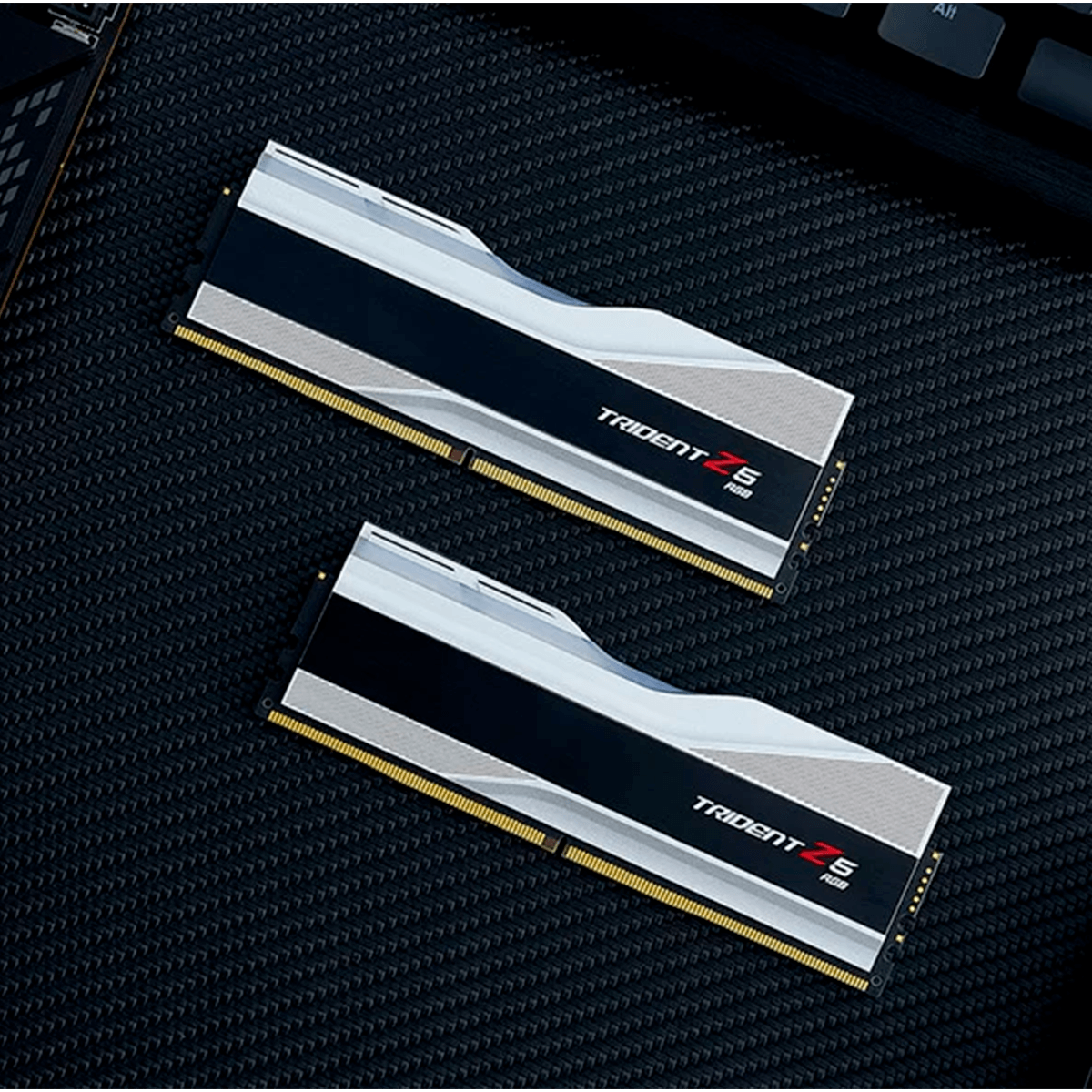 Memória DDR5 G.Skill Trident Z5 RGB, 32GB (2x16GB), 5200MHz, Silver, F5-5200J4040A16GX2-TZ5RS