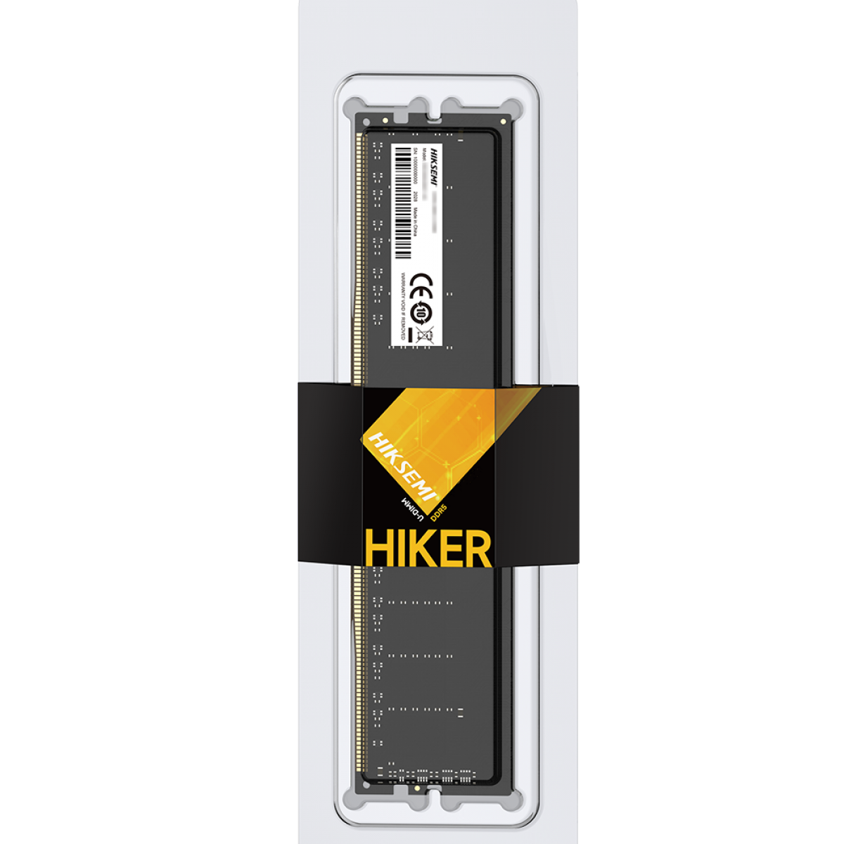 Memória DDR5 HIKSEMI Hiker Series, 16GB, 4800Mhz, Black, HSC516U48Z1
