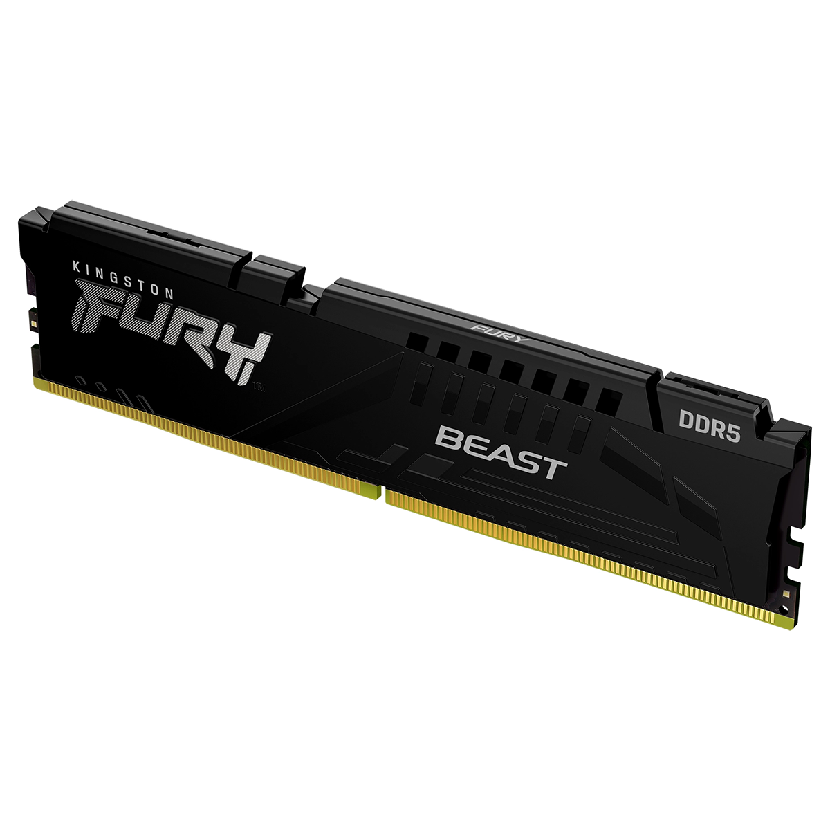 Memória DDR5 Kingston FURY Beast, 16GB (2x8GB), 5200MHz, Black, KF552C40BBK2-16