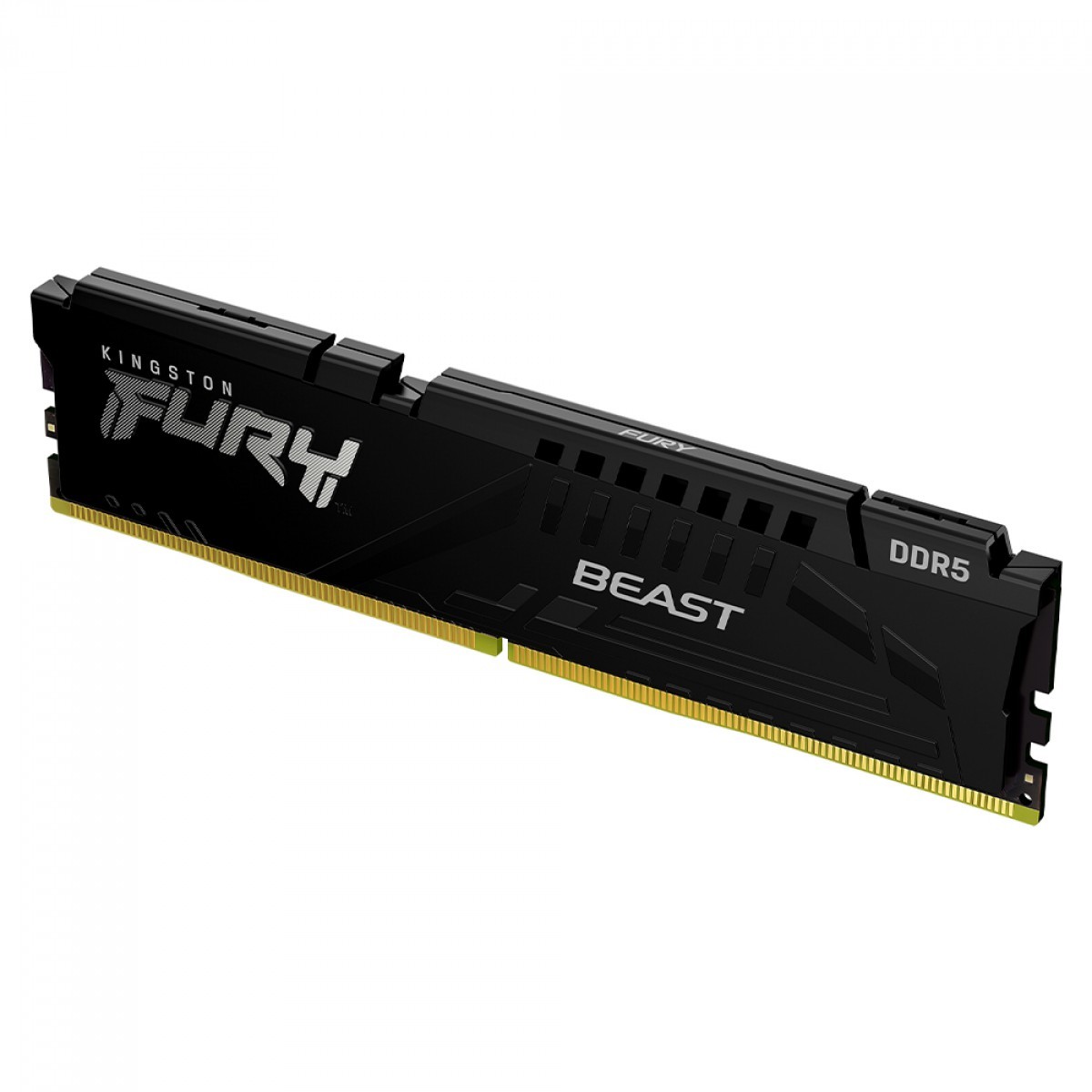 Memória DDR5 Kingston FURY Beast, 16GB, 6000MHz, EXPO, Black, KF560C30BBE-16