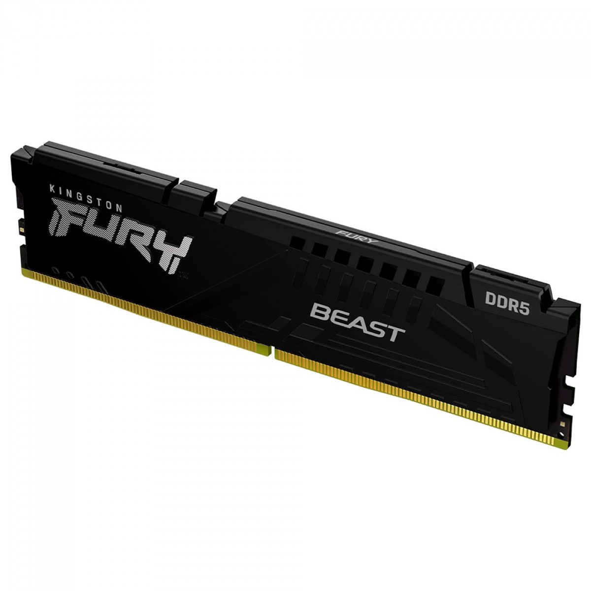 Memória DDR5 Kingston Fury Beast, 16GB, 6400MHz, Preto, KF564C32BBE-16