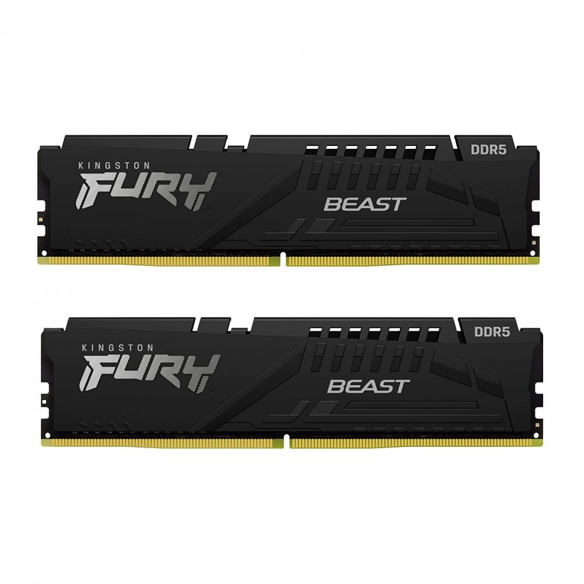 Memória DDR5 Kingston FURY Beast, 32GB (2x16GB), 5600MHz, Black, KF556C40BBK2-32
