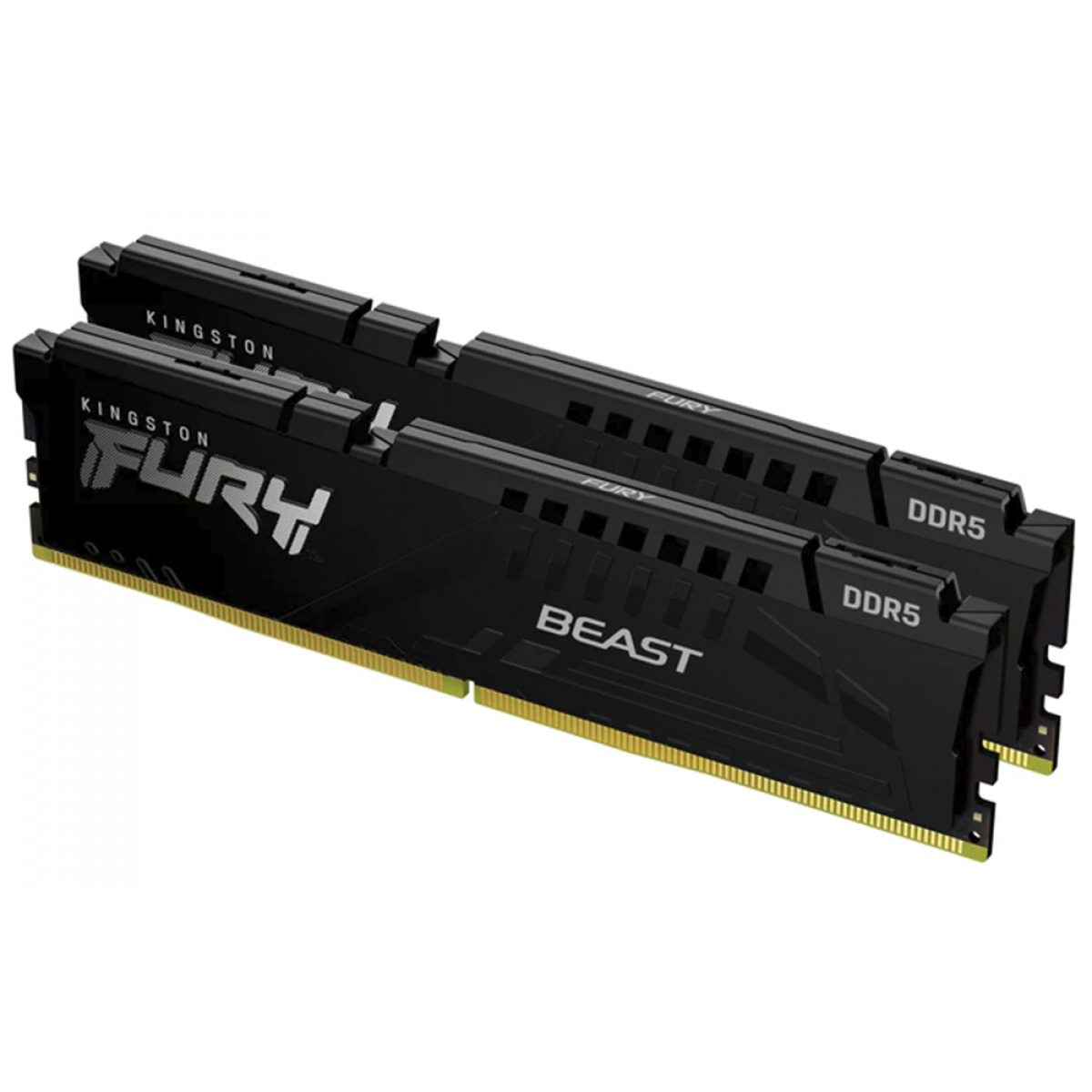 Memória DDR5 Kingston Fury Beast EXPO, 32GB (2x16GB), 6000Mhz, Black, KF560C36BBEK2-32