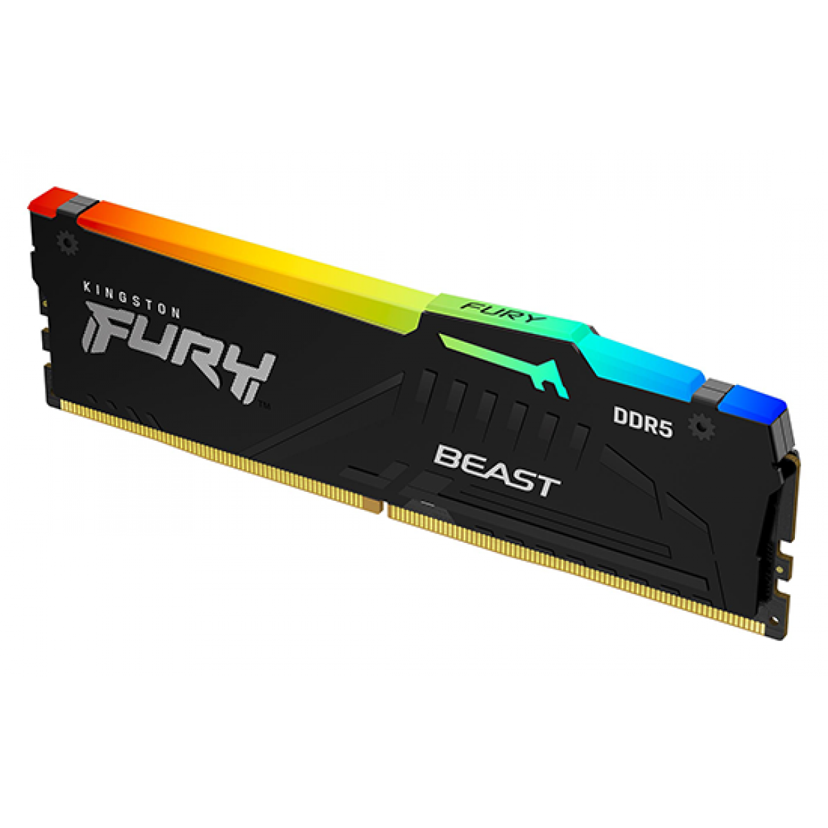 Memória DDR5 Kingston Fury Beast EXPO, RGB, 32GB, 5600Mhz, Black, KF556C36BBEA-32