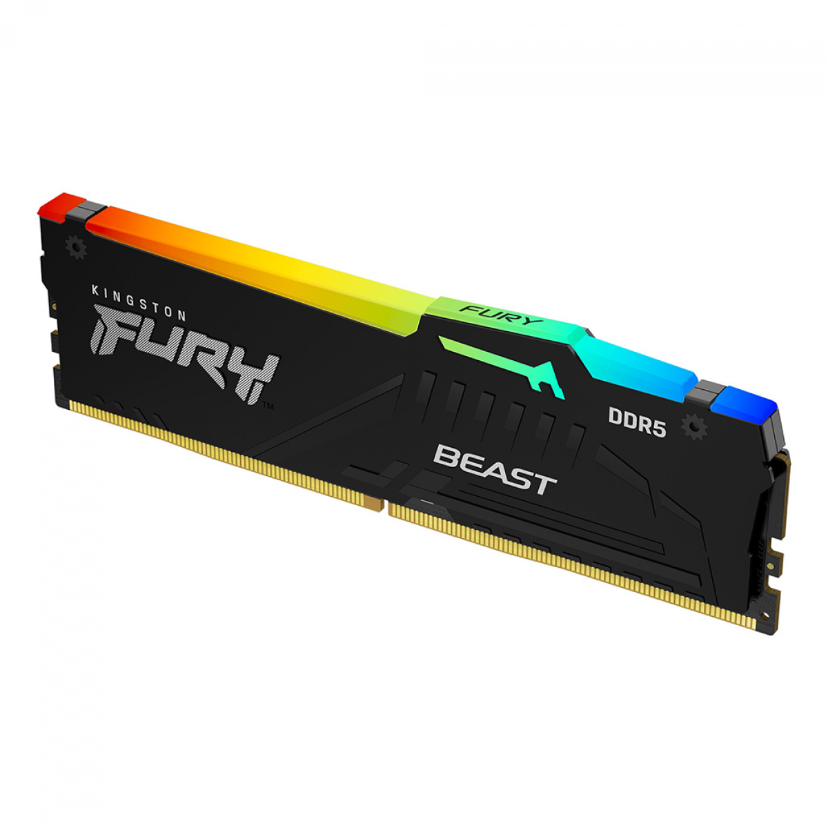 Memória DDR5 Kingston Fury Beast EXPO, RGB, 32GB, 6000Mhz, Black, KF560C36BBEA-32