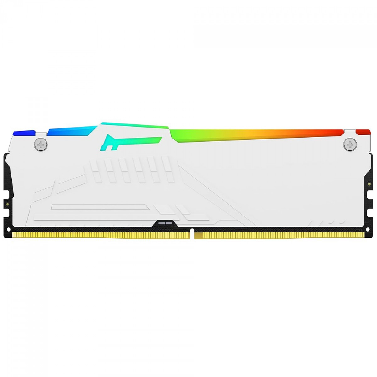 Memória DDR5 Kingston Fury Beast, RGB, 16GB, 6000Mhz, White, KF560C30BWEA-16