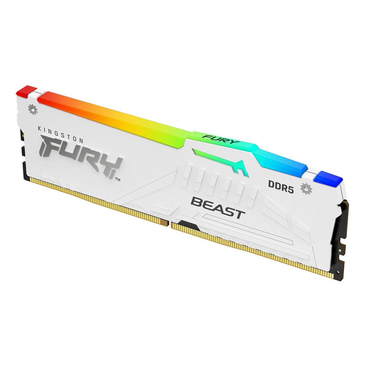 Kingston Kit 32GB (2 x 16GB) DDR5 6000MHz FURY Beast RGB Preto 1R CL36