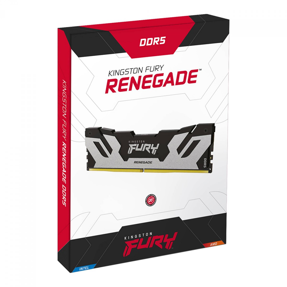Memória DDR5 Kingston Fury Renegade, 16GB, 6000Mhz, Silver, KF560C32RS-16
