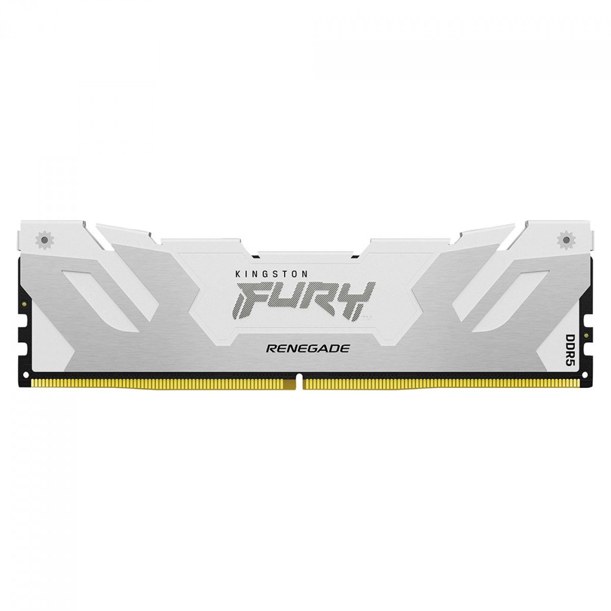 Memória DDR5 Kingston Fury Renegade, 16GB, 7200MHz, White, KF572C38RW-16