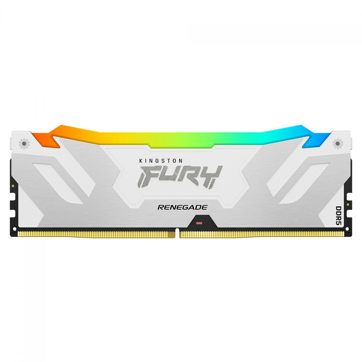 Memória DDR5 Kingston Fury Renegade, RGB, 16GB, 6400Mhz, White