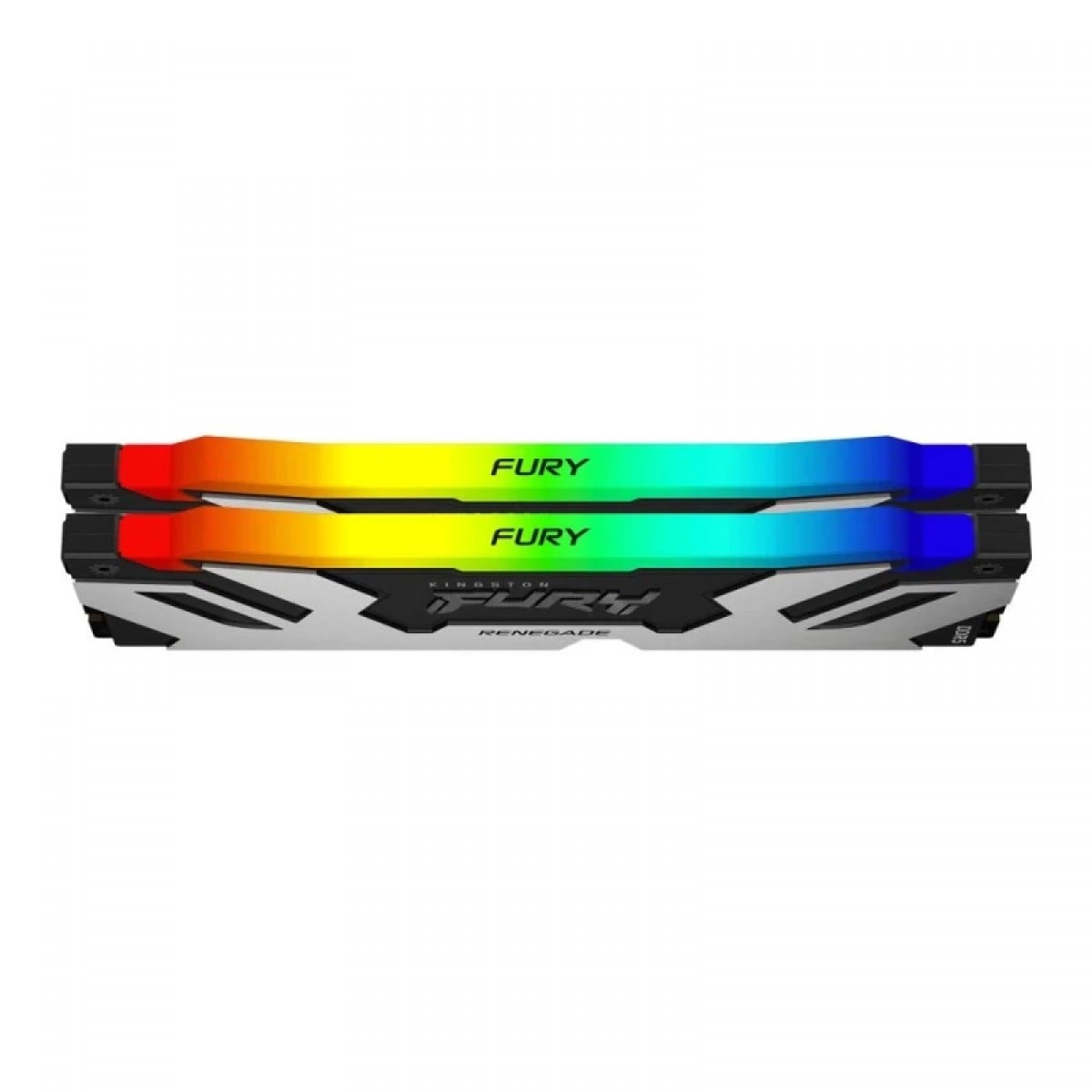 Memória DDR5 Kingston Fury Renegade, RGB, 32GB (2x16GB), 7200Mhz, Black, KF572C38RSAK2-32
