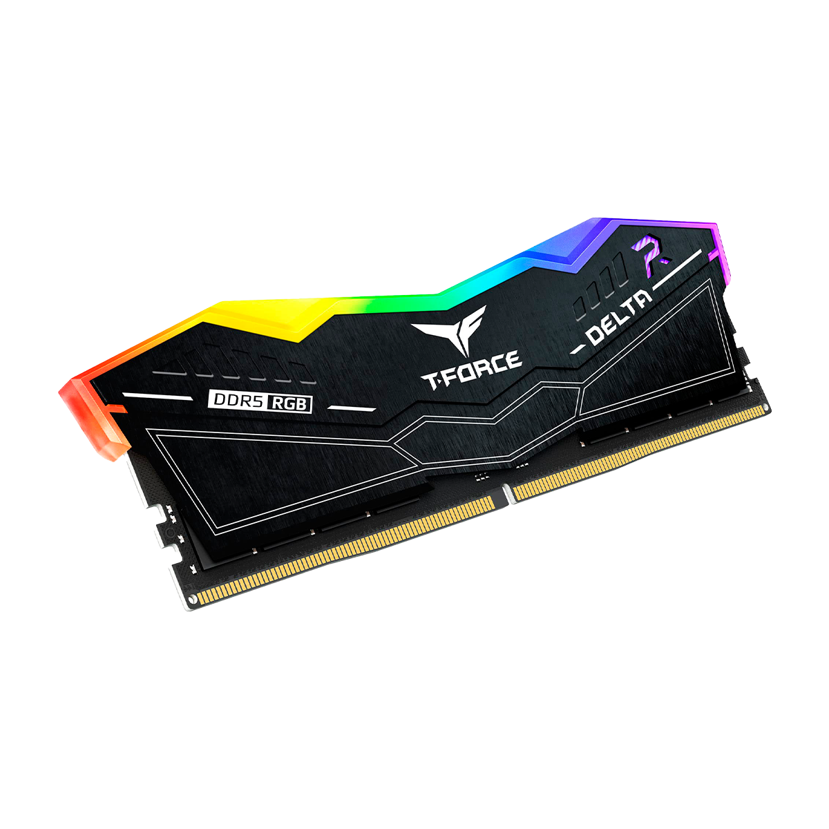 Memória DDR5 T-FORCE DELTA RGB, 32GB (2x16GB), 6400MHz, Black, FF3D532G6400HC40BDC01